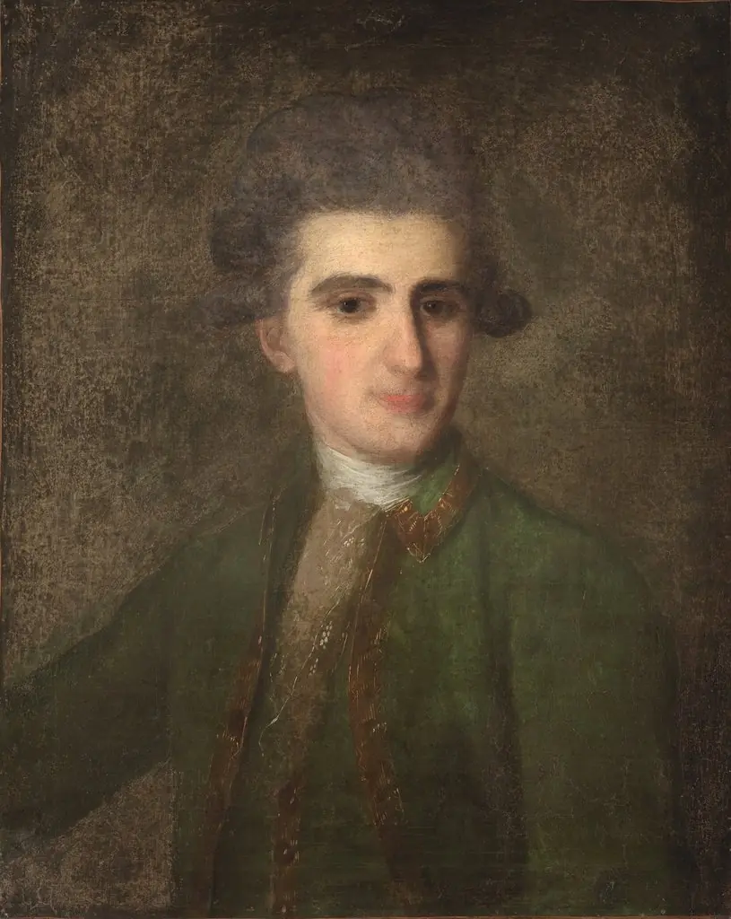 Portrait of Nikolaj E. Strujskij, by Fyodor Rokotov, oil, 1772