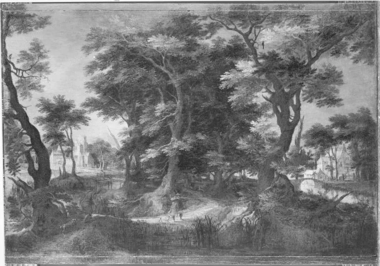 Waldlandschaft, detail
