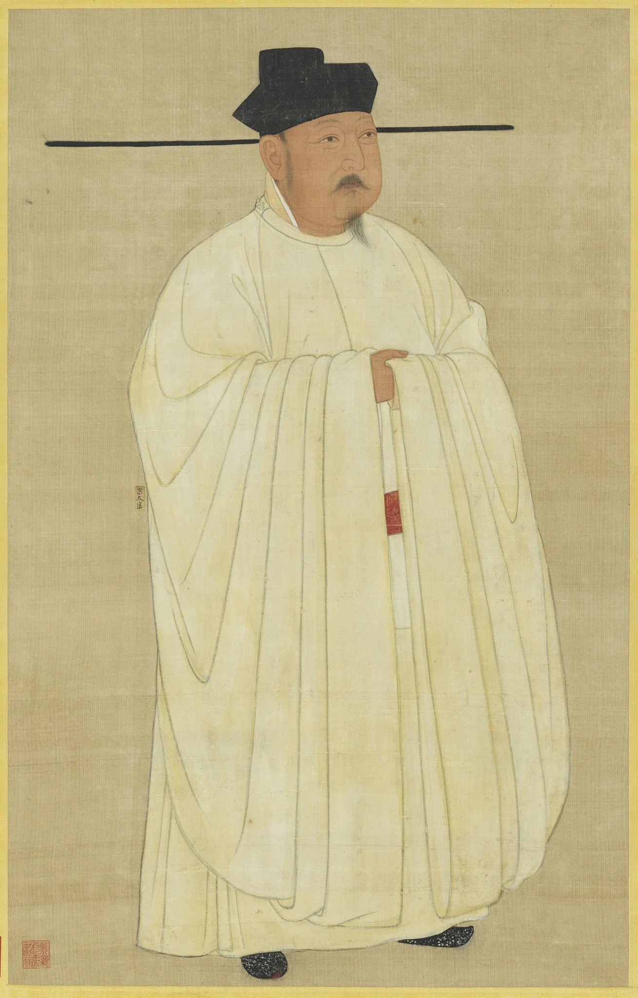 宋太宗立像, detail