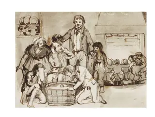 Snapp Apple Night, by Daniel Maclise, 1835