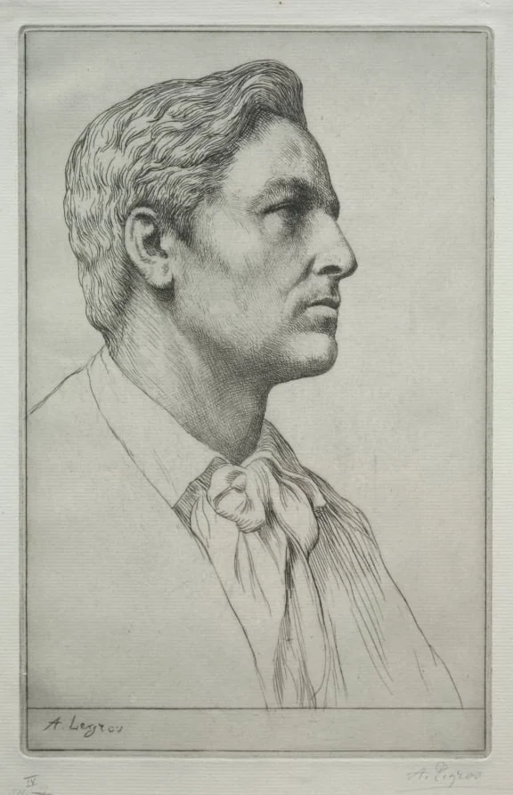 Portrait of Sir Charles Holroyd, detail