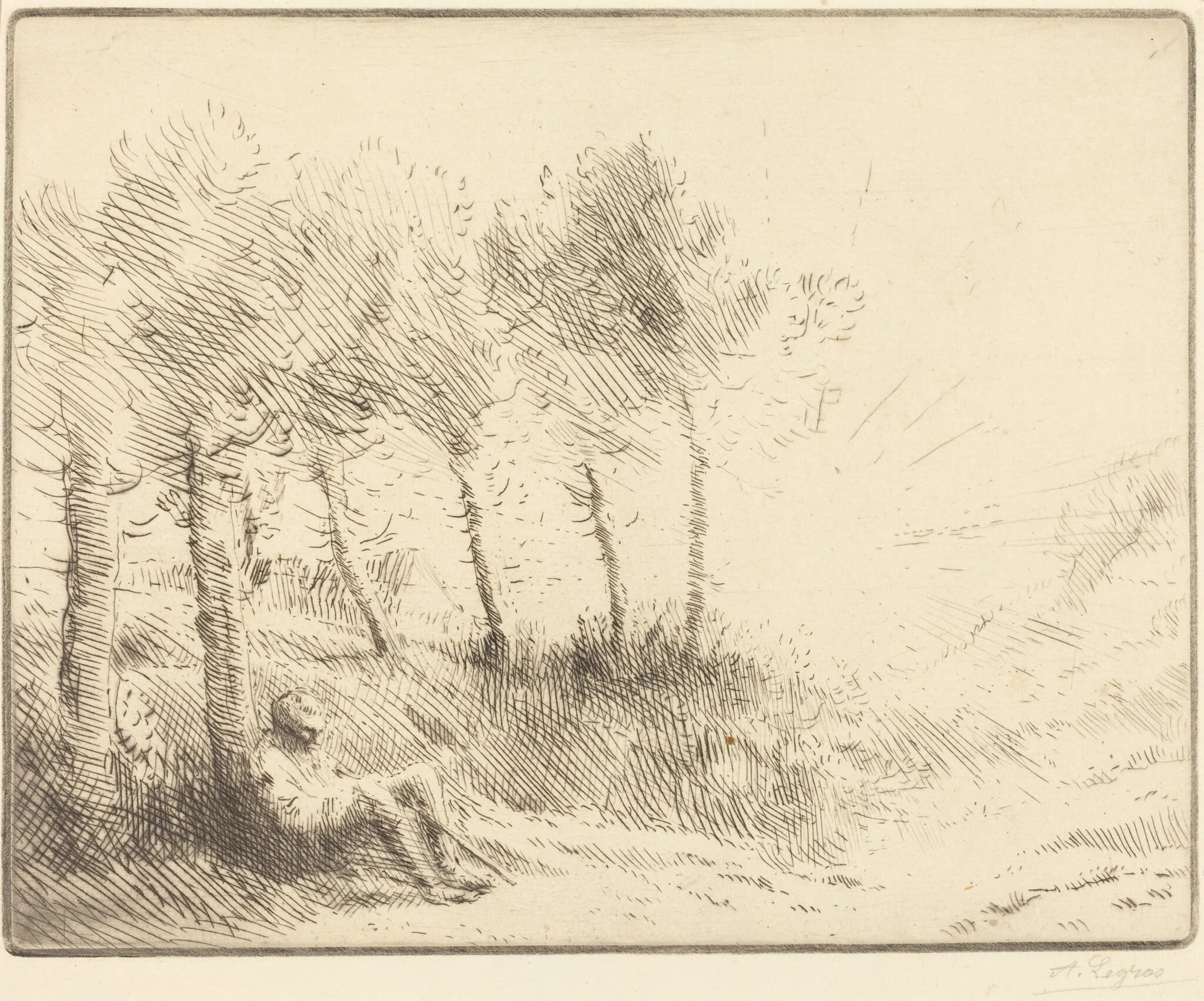 Landscape (Paysage), detail