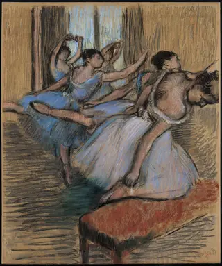 The Dancers, by Edgar Degas, unspecified, 1893