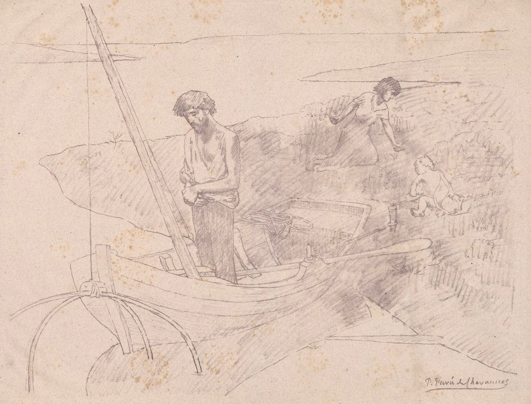 The Poor Fisherman, detail