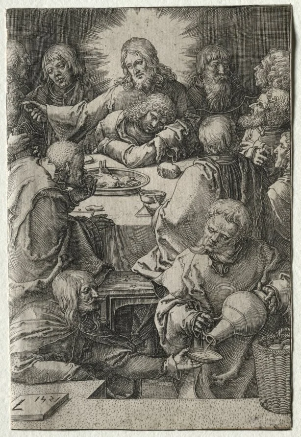 The Last Supper, detail