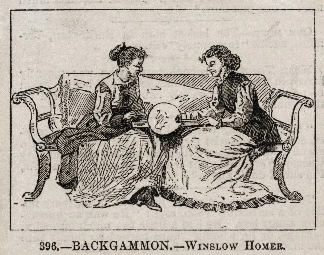 Backgammon, detail