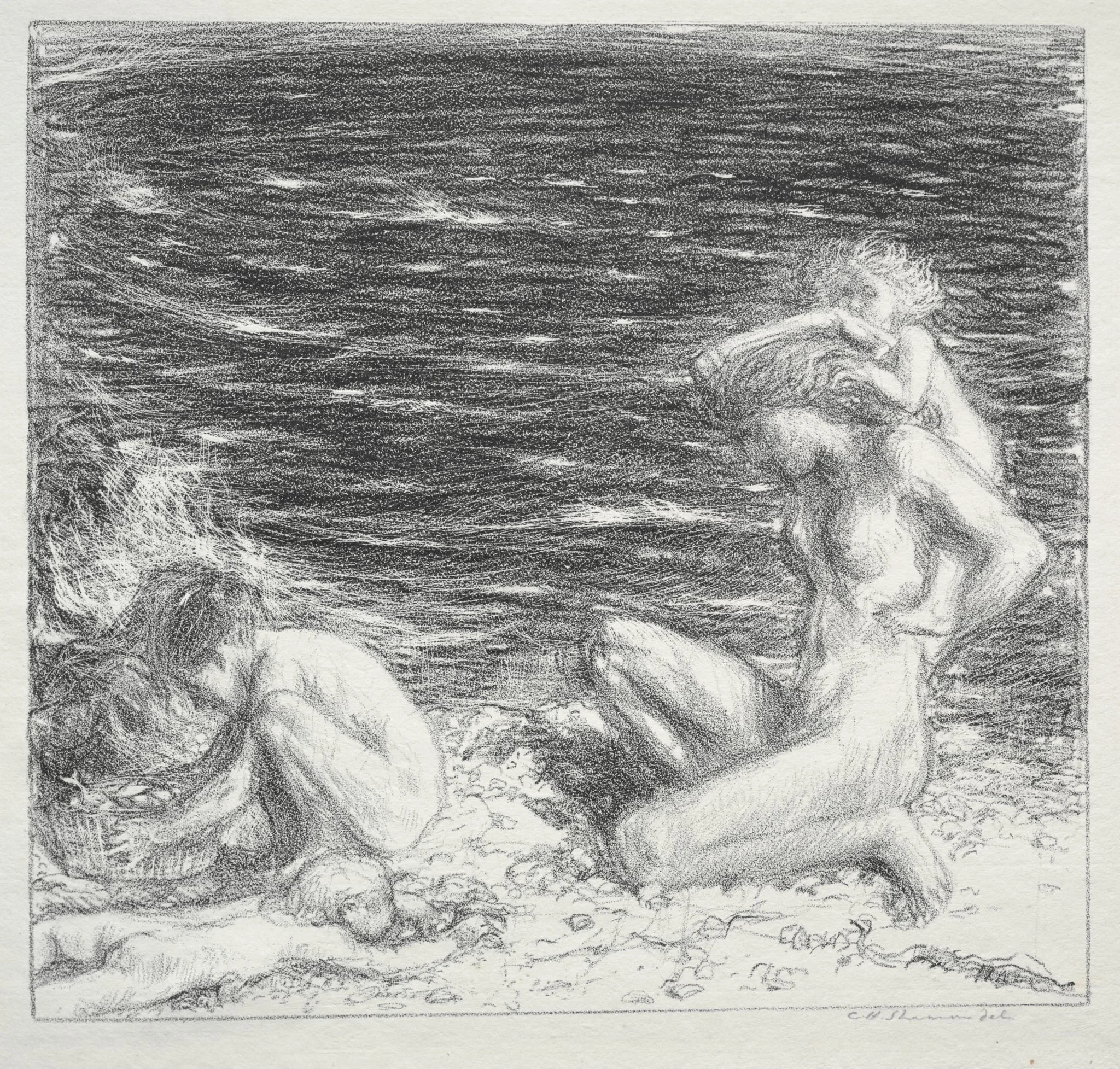 Sea and Breeze, detail