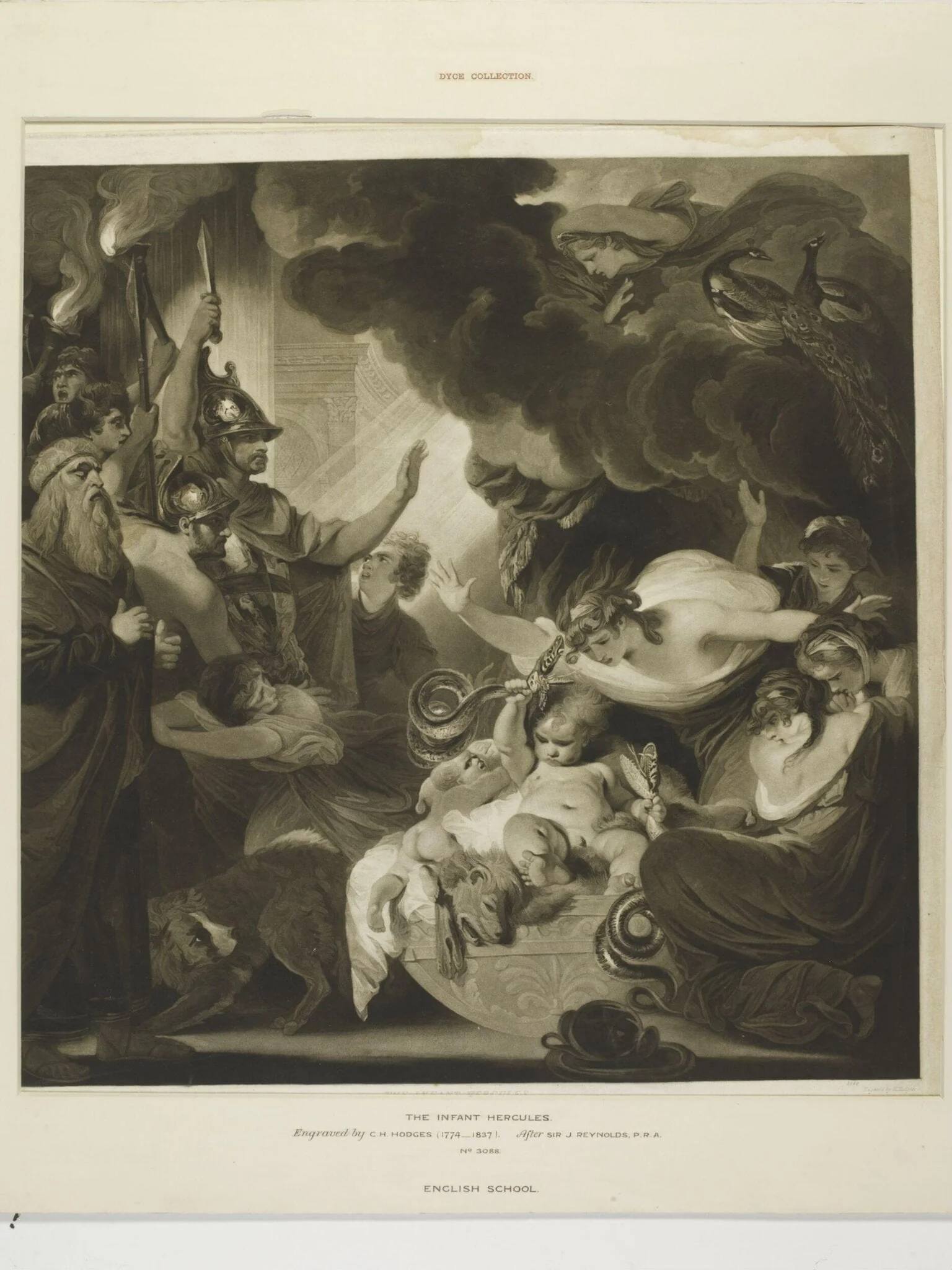 The Infant Hercules, detail