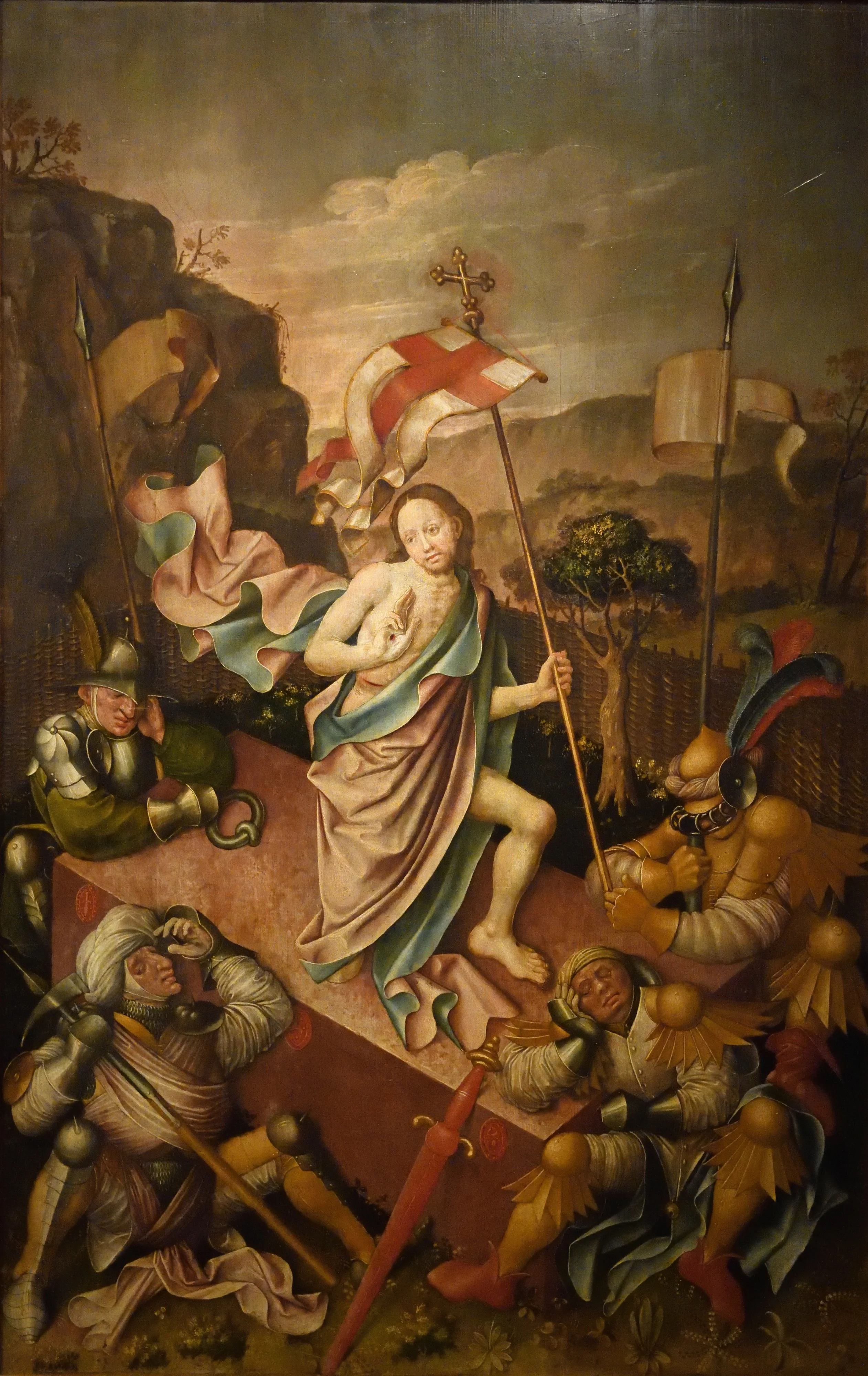 Die Auferstehung Christi, detail