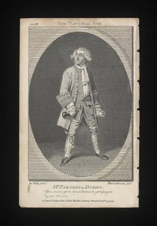 Mr Parsons as Dumps in the Natural Son, by L. Thornthwaite, 12