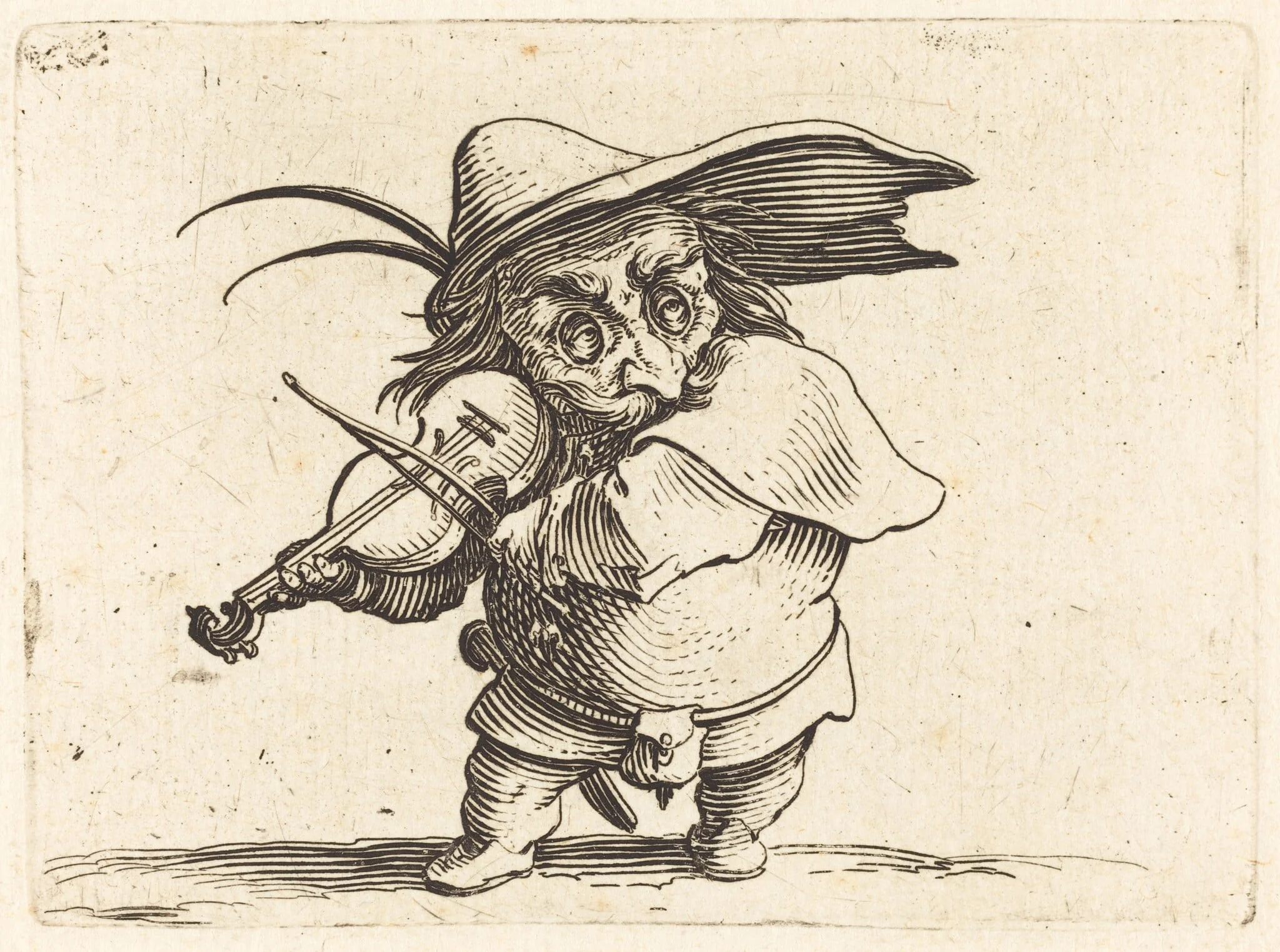 The Violin Player, detail