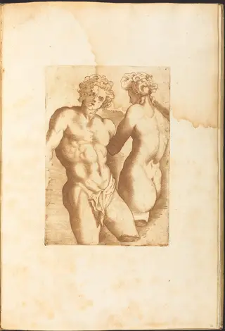 Print from Drawing Book, by Luca Ciamberlano, ink, 1615