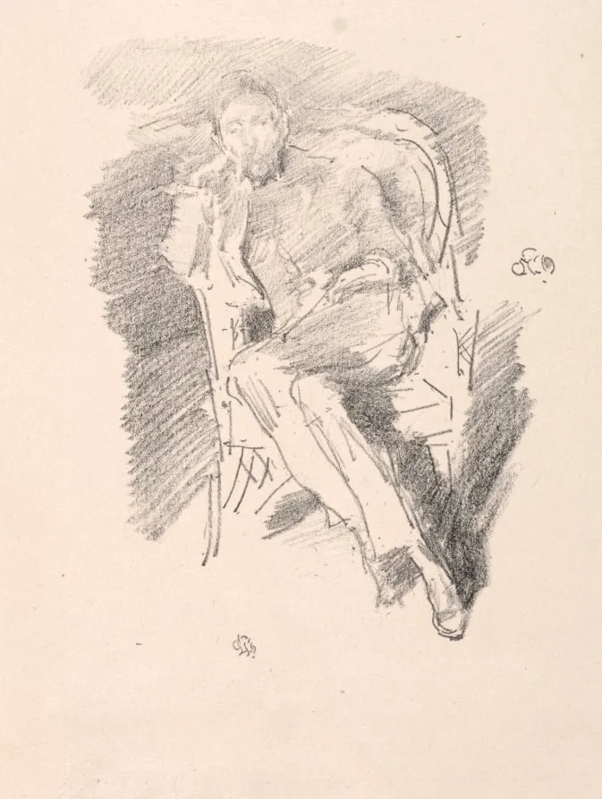 Firelight - Joseph Pennell, No. 2, detail