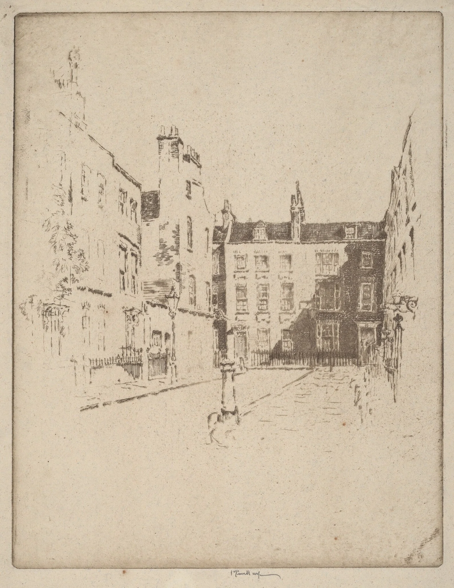 Cowley Street, Westminster, detail