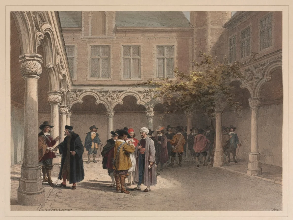 Ancien Bourse, Antwerp, detail