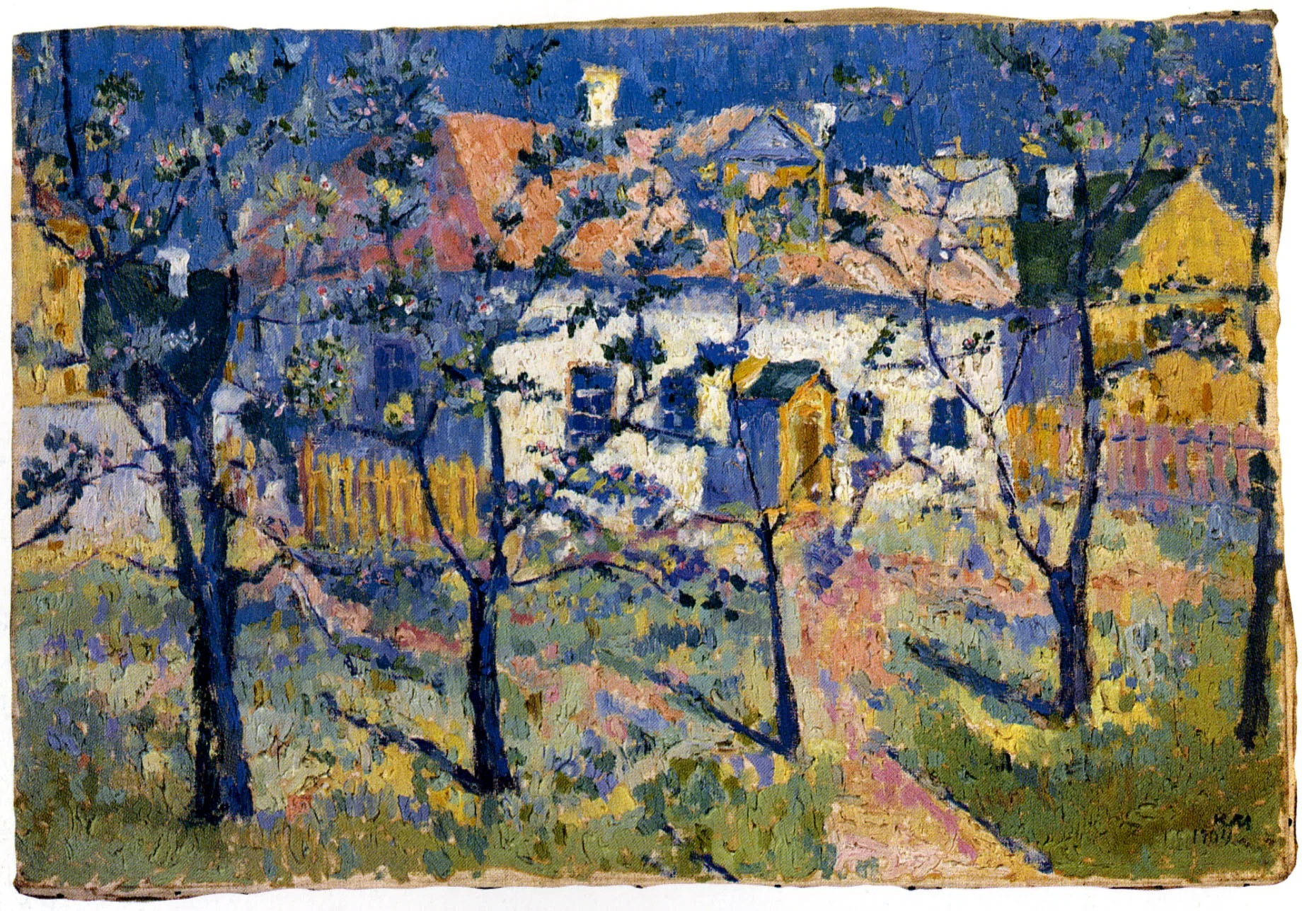 Garden in Blossom, detail
