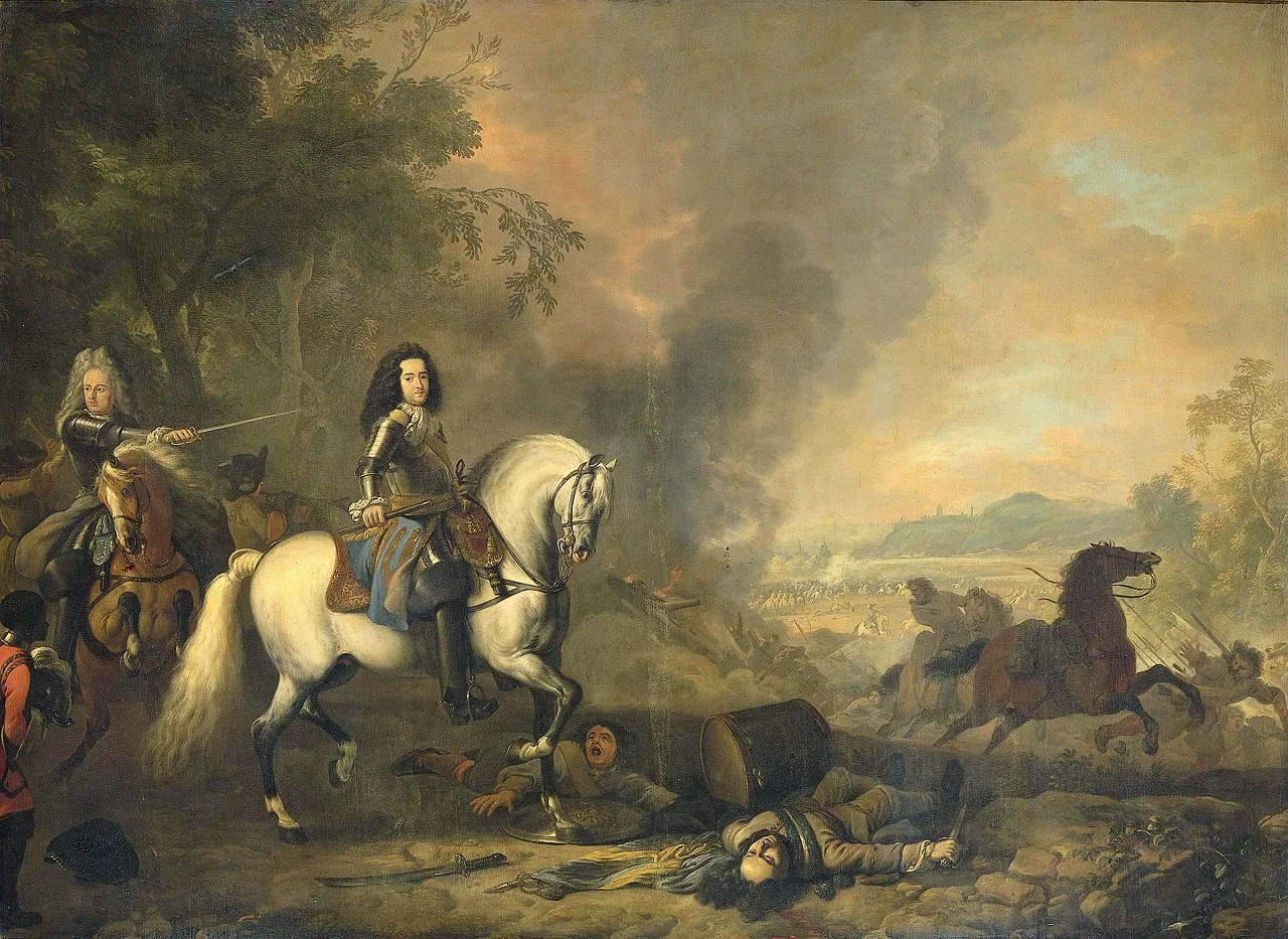 Equestrian Portrait of Hendrik Casimir II (1657-1696), detail