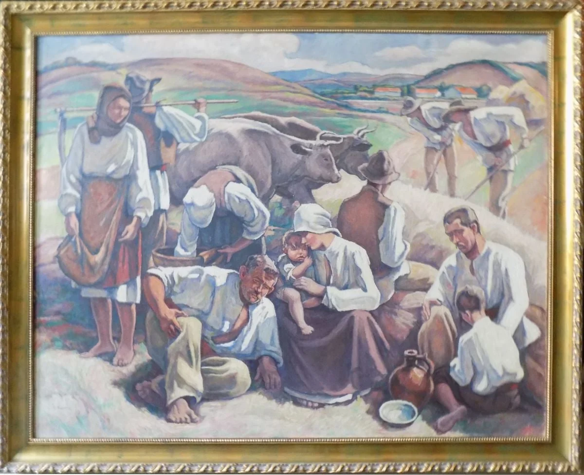 La munca câmpului, detail
