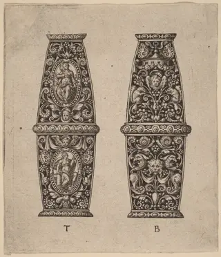 Ornament, by Theodor de Bry, ink, 1563