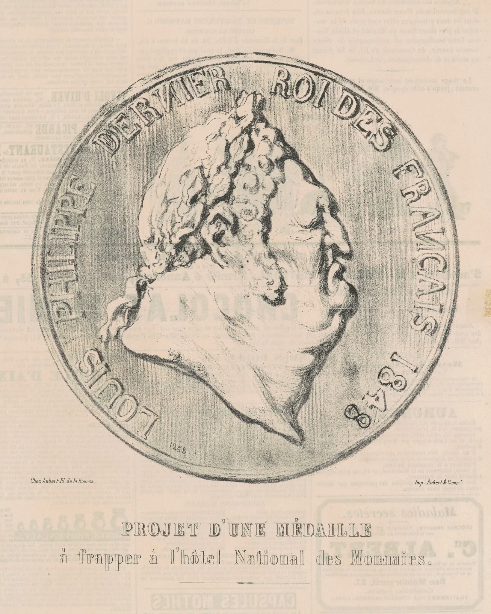 Louis-Philippe, dernier roi des français, detail