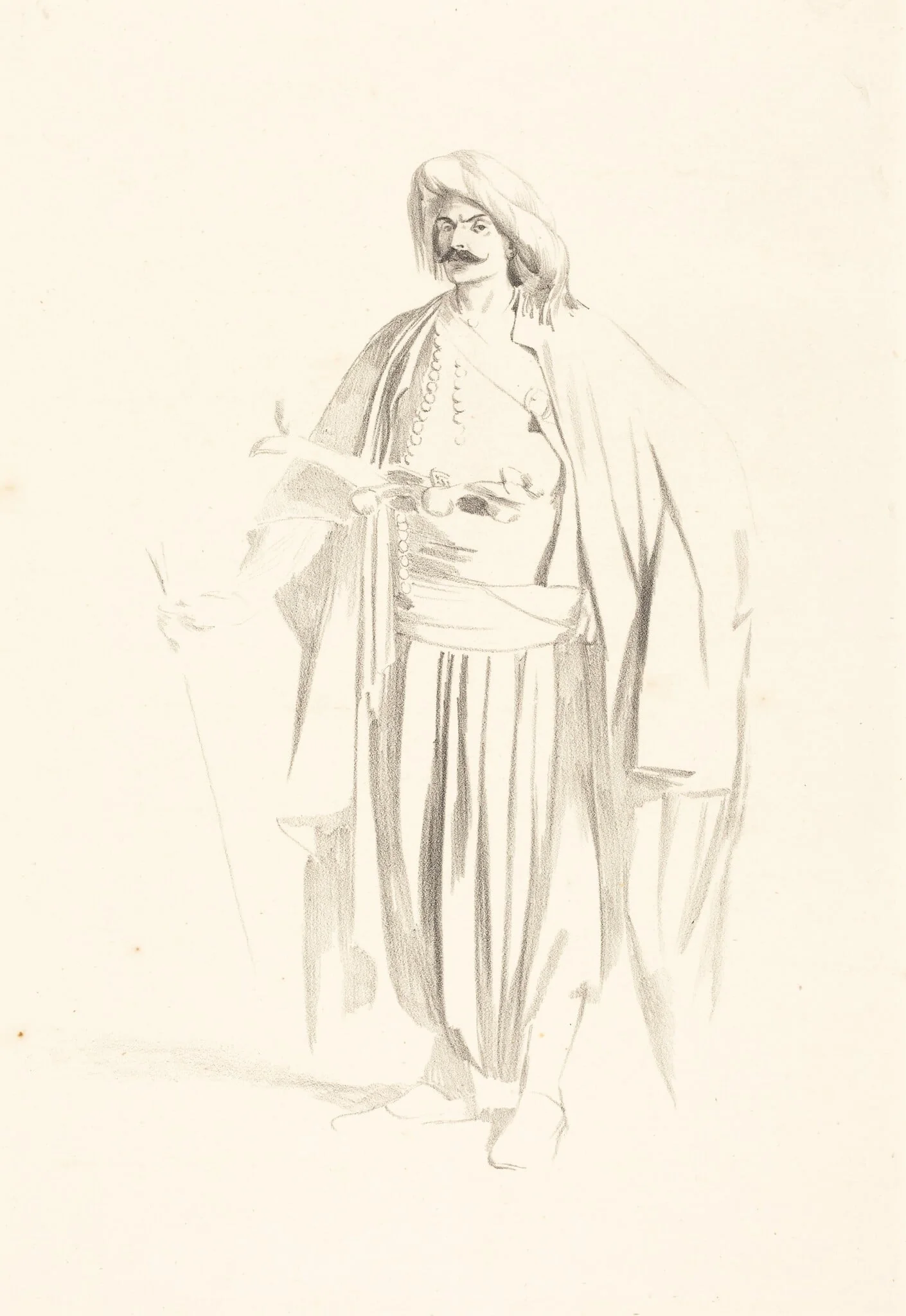 A Turk, detail