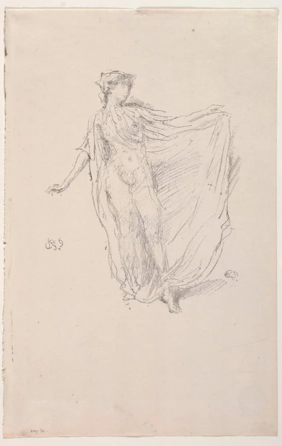 The Dancing Girl, detail