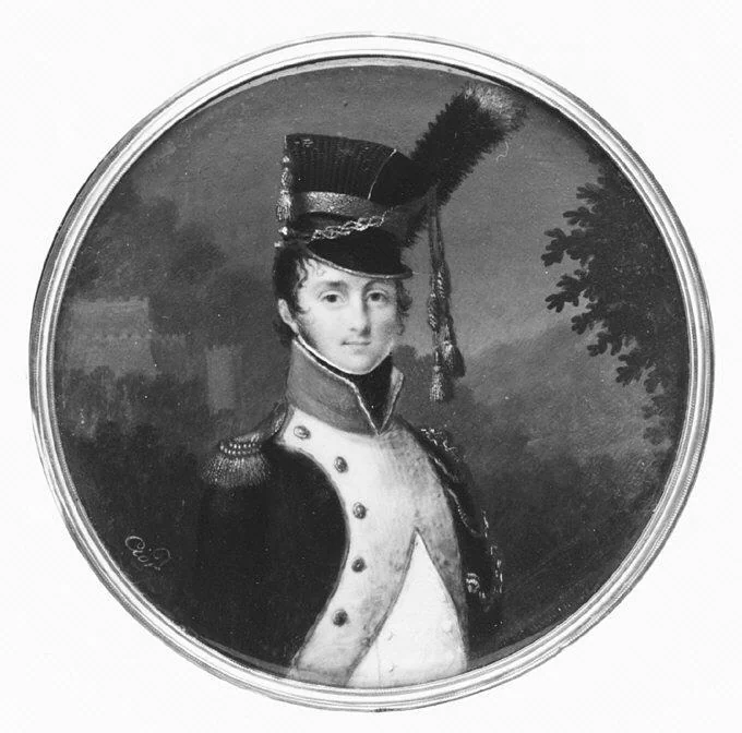 Portrait of an Officer, detail