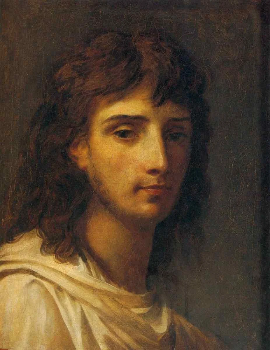 Autoportrait d'Antoine-Jean Gros, detail