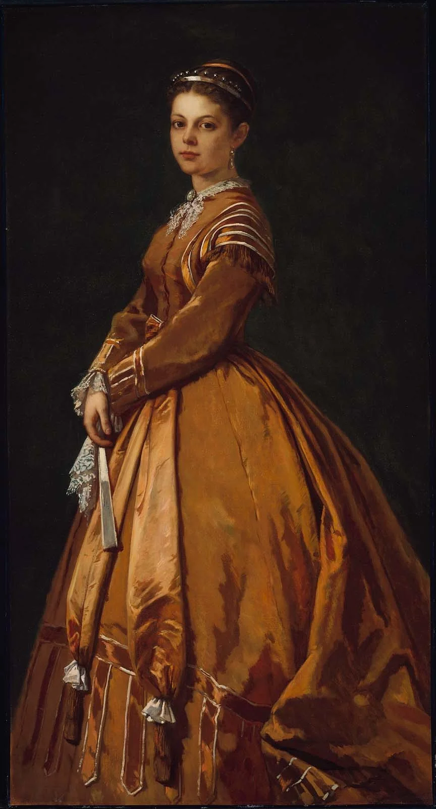 Olivia Buckminster Lothrop (Mrs. Lewis William Tappan, Jr.), detail