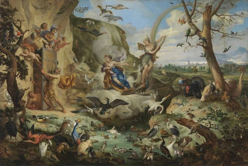 Die Luft (aus der Folge der Vier Elemente), detail