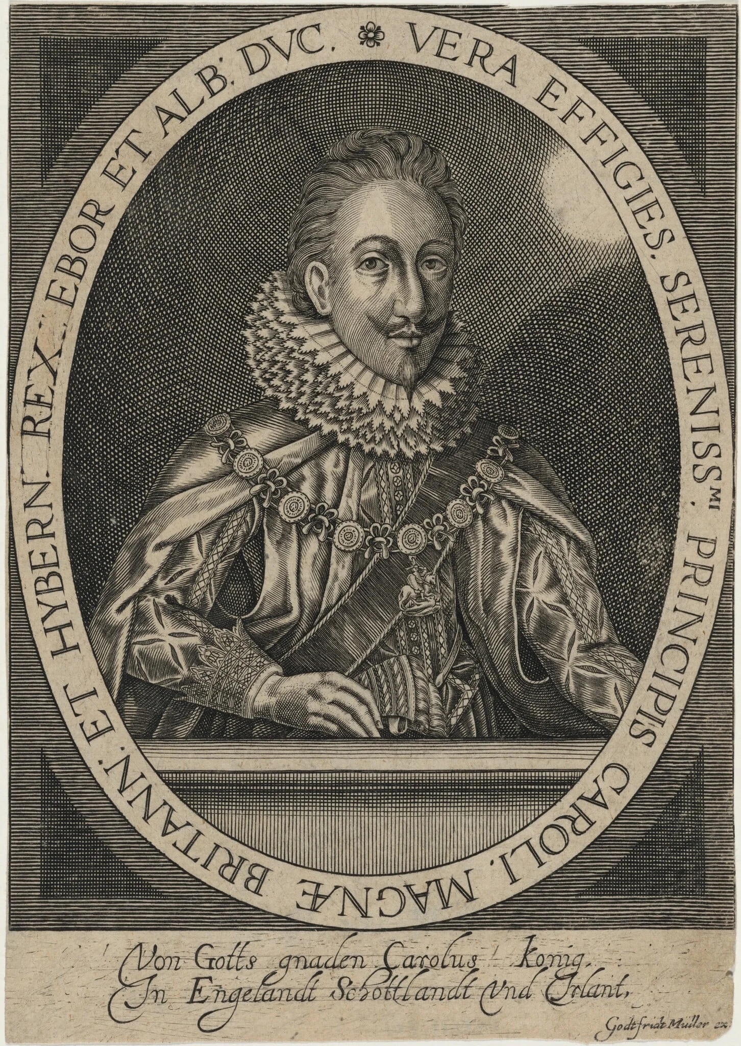 Charles I, detail