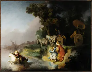 The Abduction of Europa, by Rembrandt van Rijn, oil, 1632