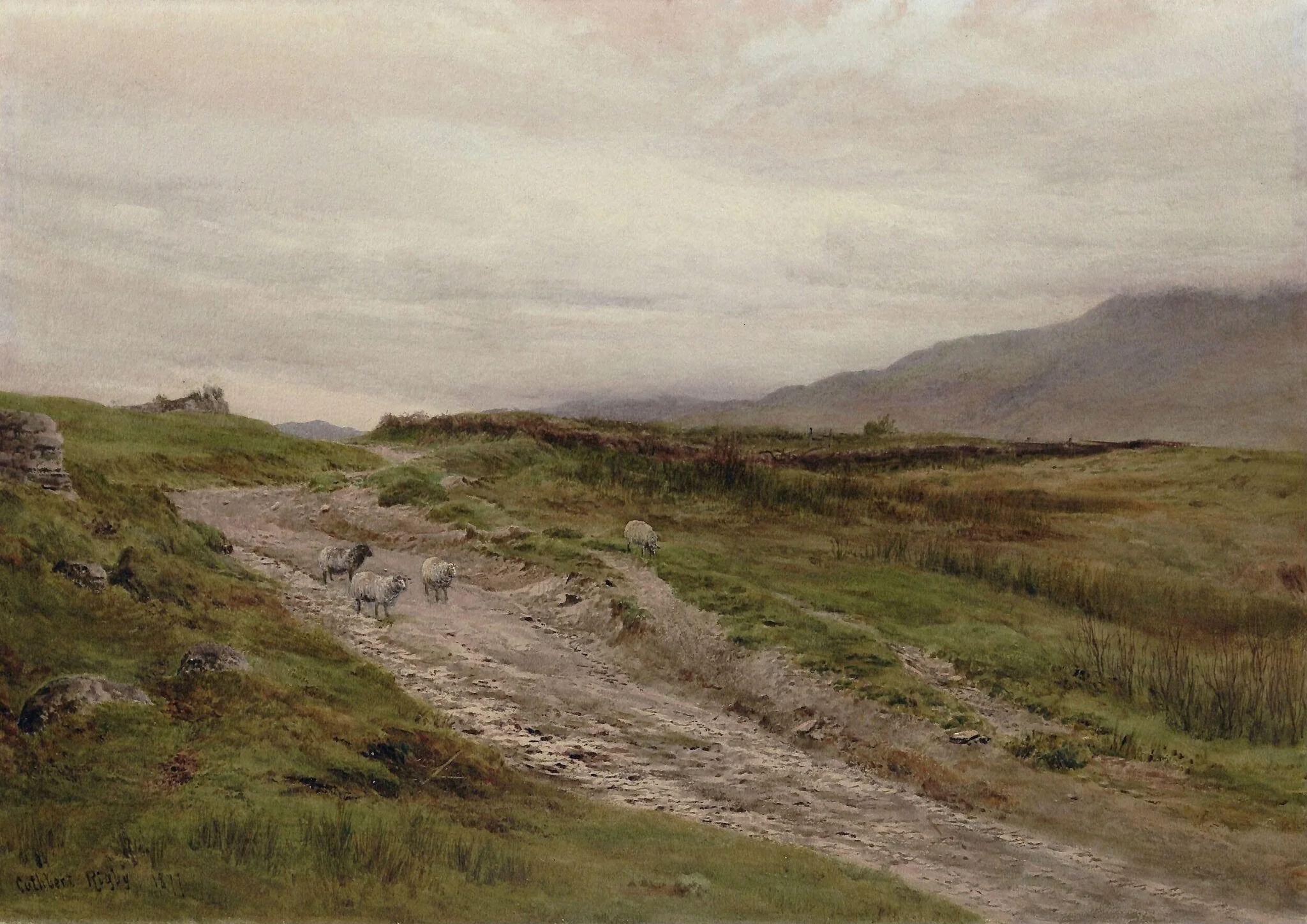 On the Moors, detail
