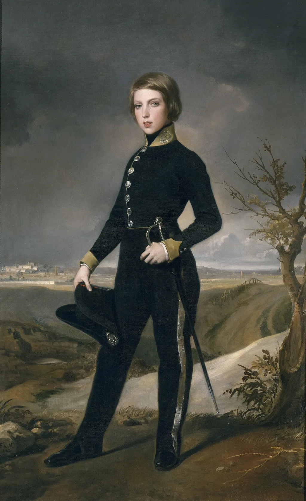 Federico Flórez y Márquez, by Federico de Madrazo y Kuntz, oil, 1842