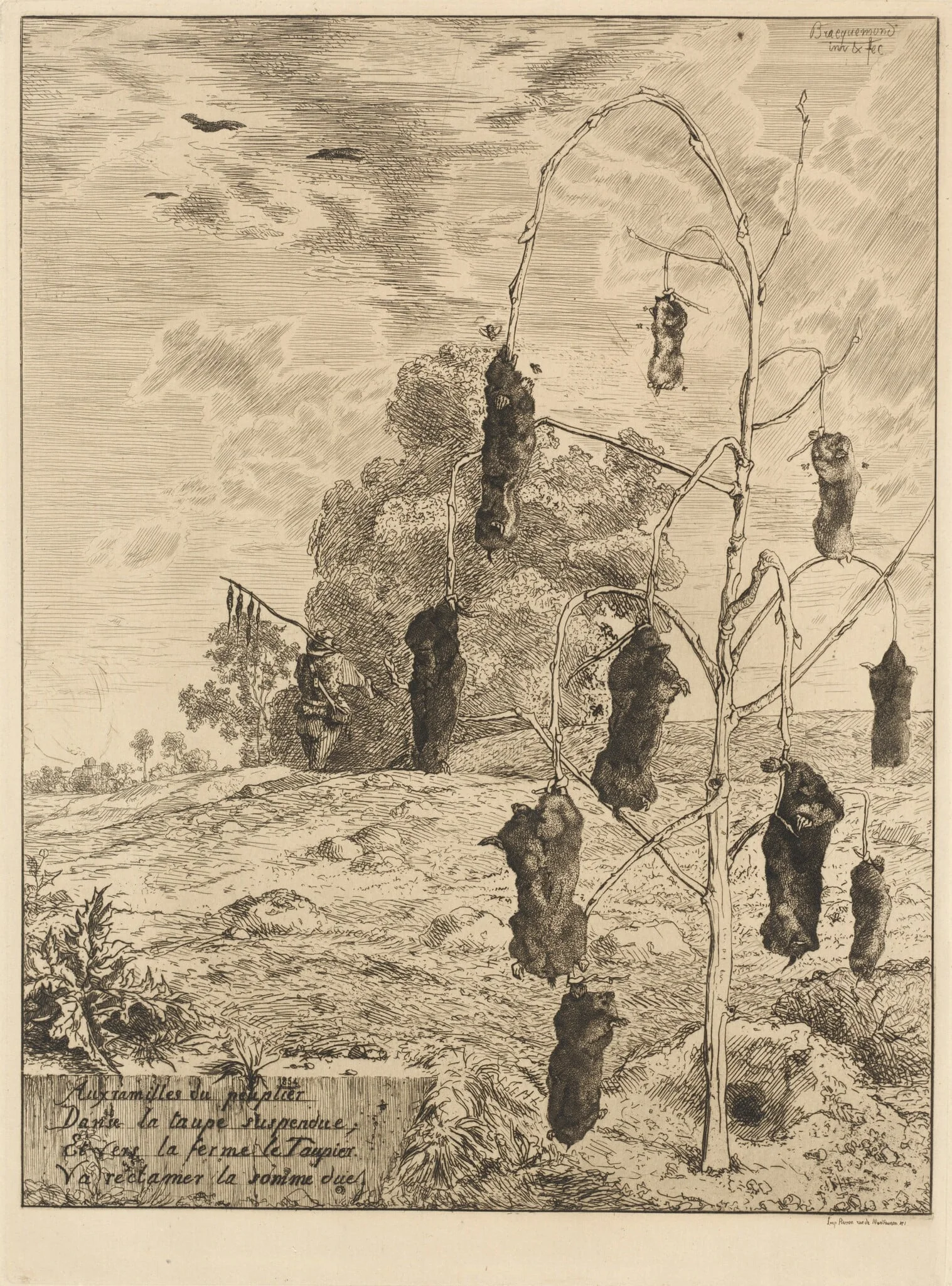 The Moles (Les Taupes), detail