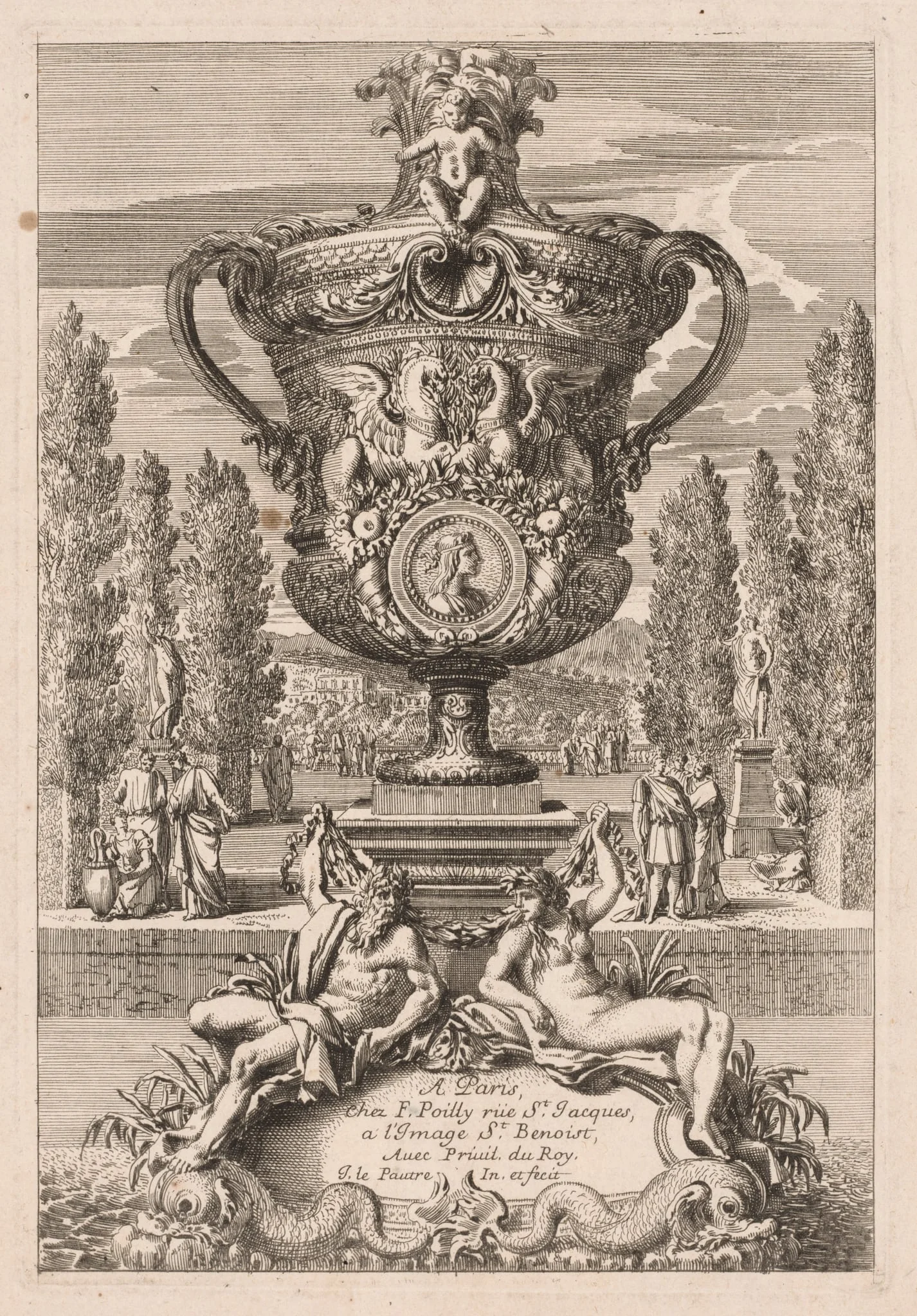 Decorative Urn, detail