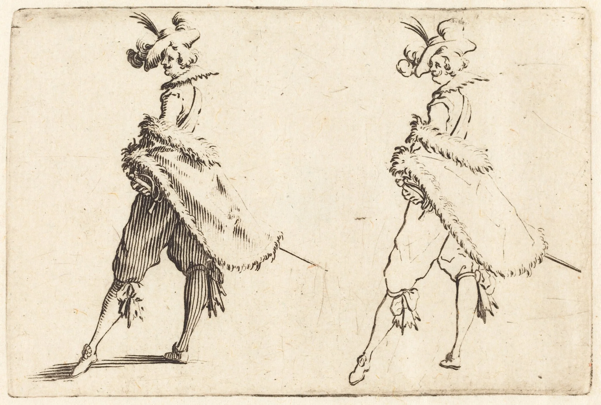 Gentleman Viewed from the Side, detail