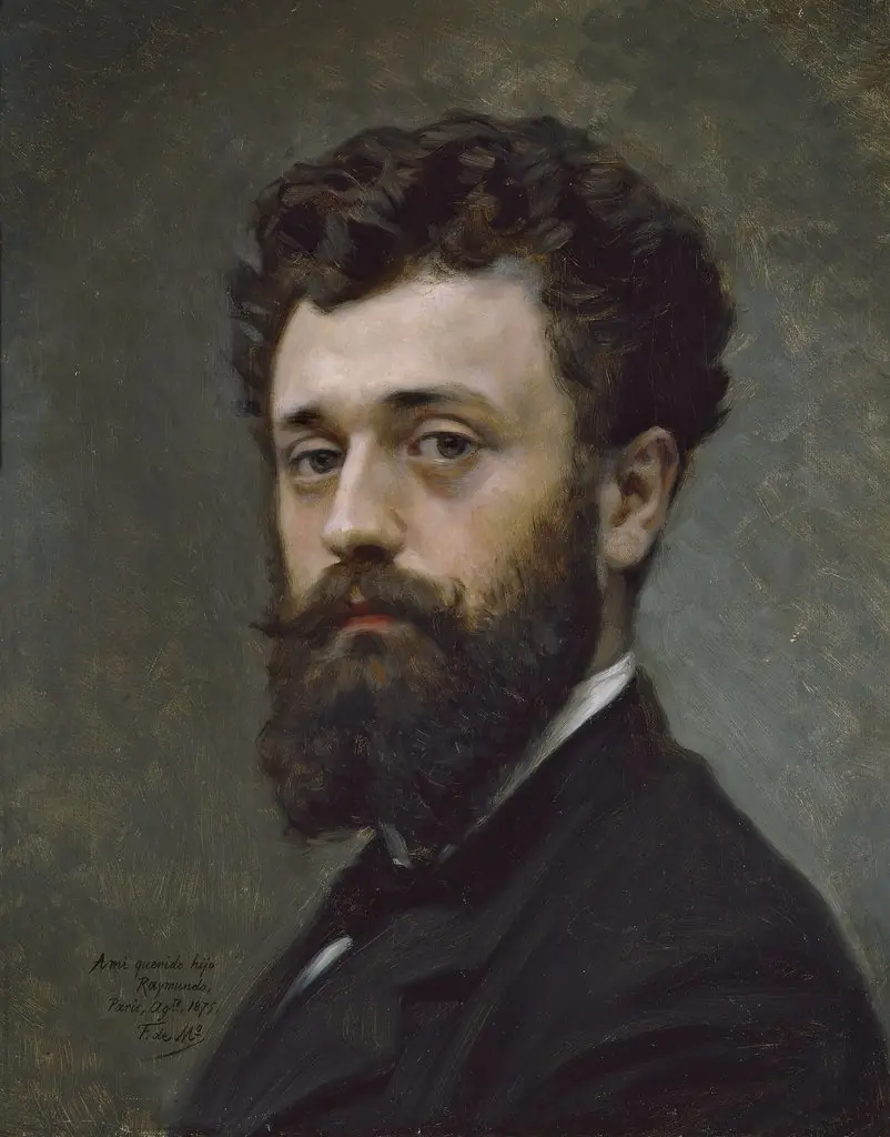 El pintor Raimundo de Madrazo y Garreta, hijo del artista, by Federico de Madrazo y Kuntz, oil, 1875