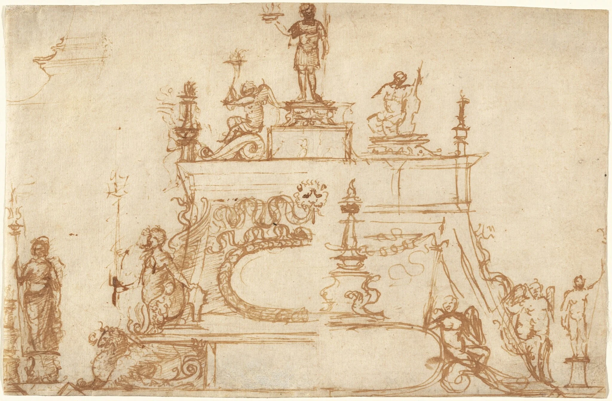 Studies for Small Bronzes with Classical Motifs, detail