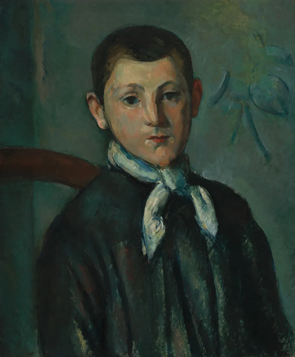 Louis Guillaume, by Paul Cézanne, oil, 1884