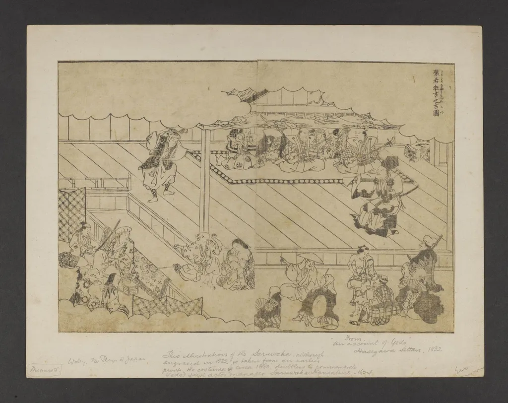 H Beard Print Collection, by Hasegawa Settan, 1832