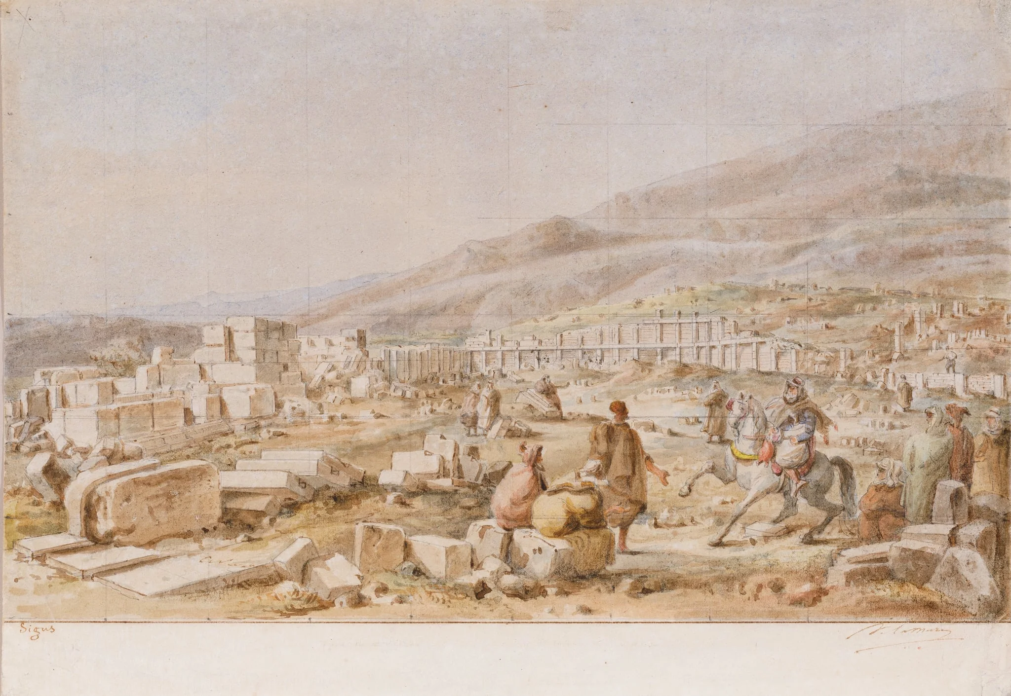 Ruine la Sigus, detail