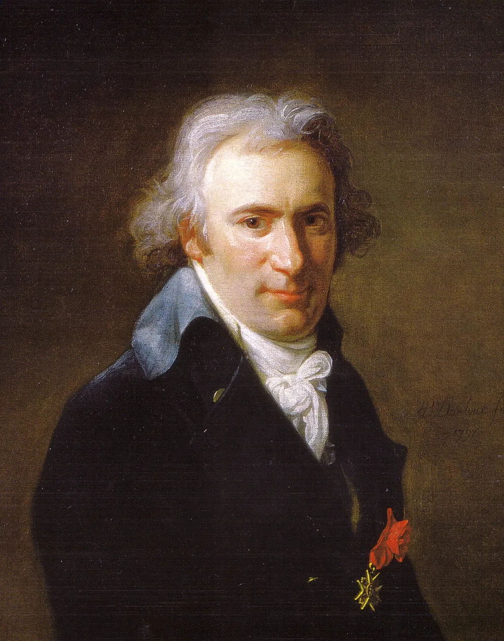 Jean-Baptiste Canthaney, known as Cléry, valet de chambre to Louis XVI (1759-1809), by Henri-Pierre Danloux, oil, 1800