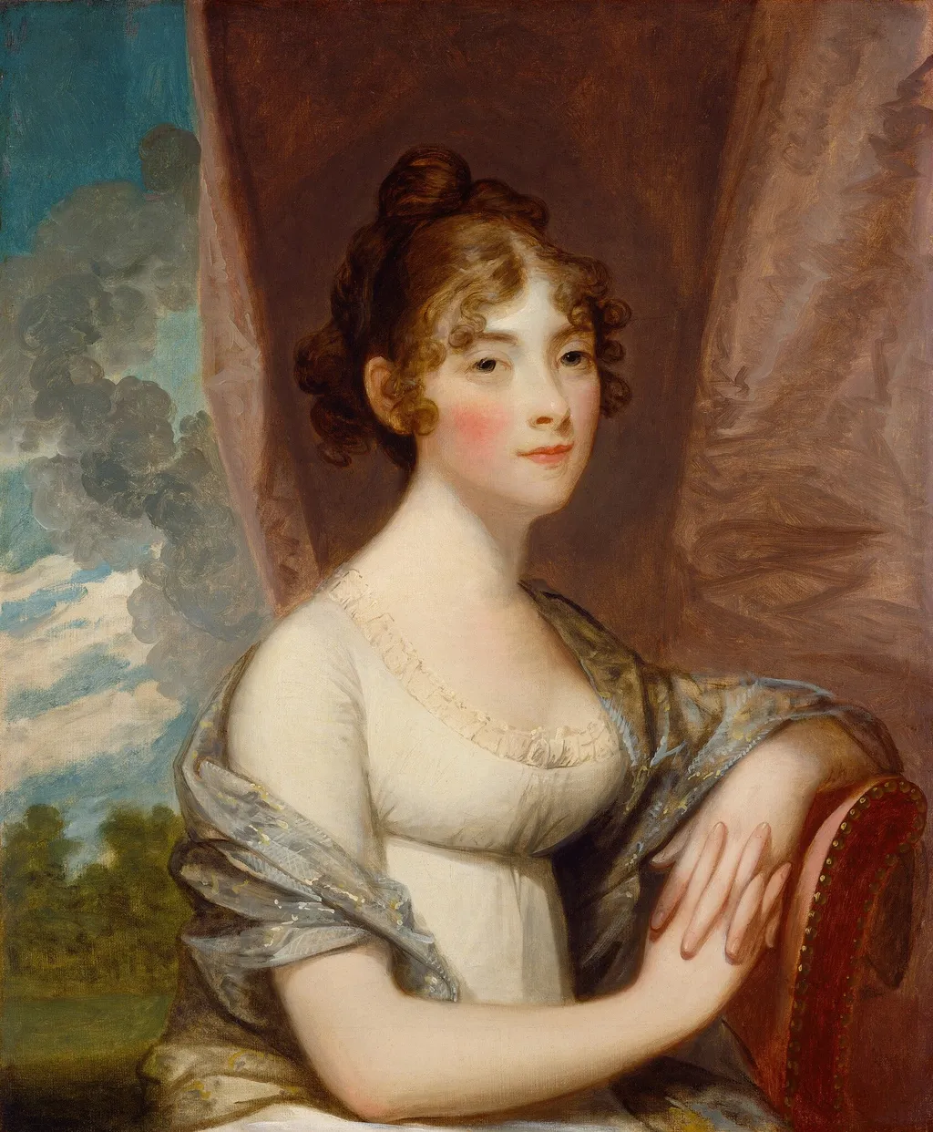 Ann Barry, by Gilbert Stuart, oil, 1804