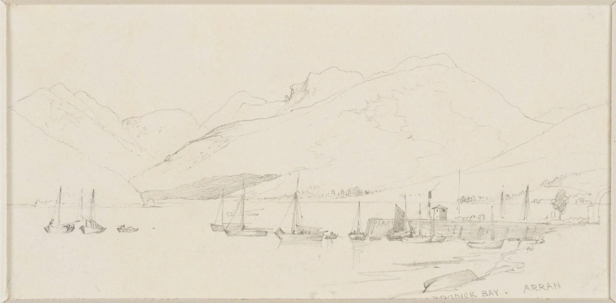Brodick Bay, Arran, detail