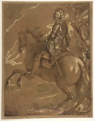 Albert de Ligne, Count of Arenberg, Prince of Brabançon, (1600-1674), by Anthony van Dyck, unspecified