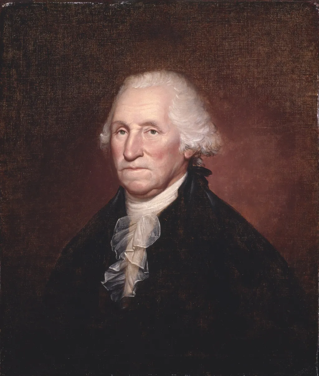 George Washington (The Gadsden-Morris-Clarke Portrait), by Rembrandt Peale, oil, 1798