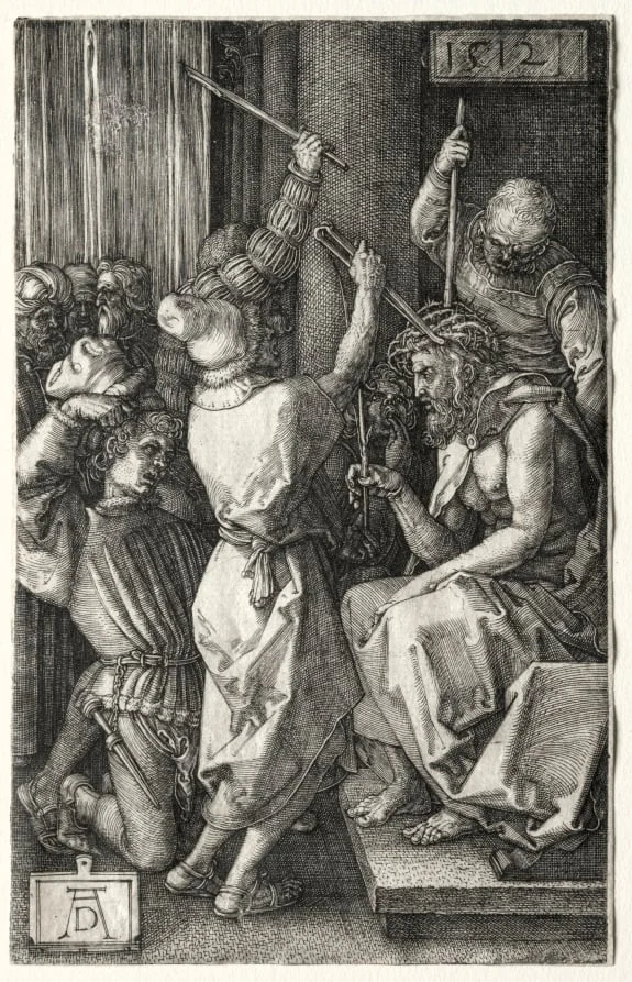 Christ Crowned with Thorns, detail