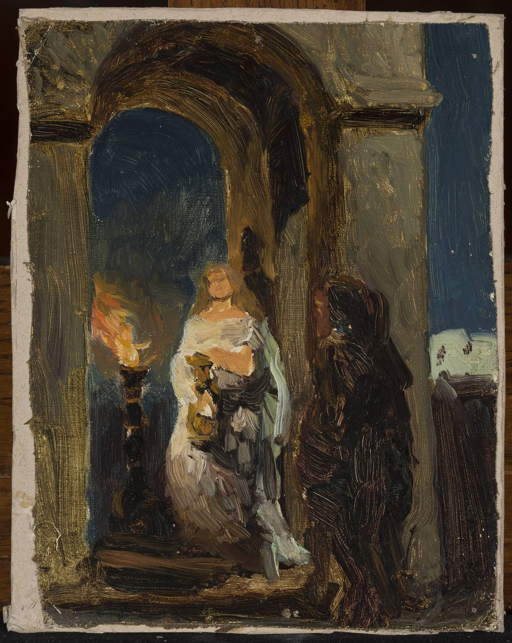 Academic sketch, detail