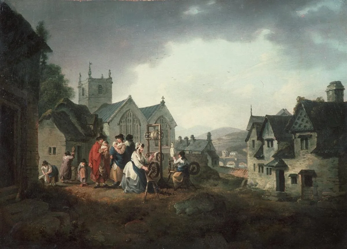 entrance to Llangollen, North Wales, detail
